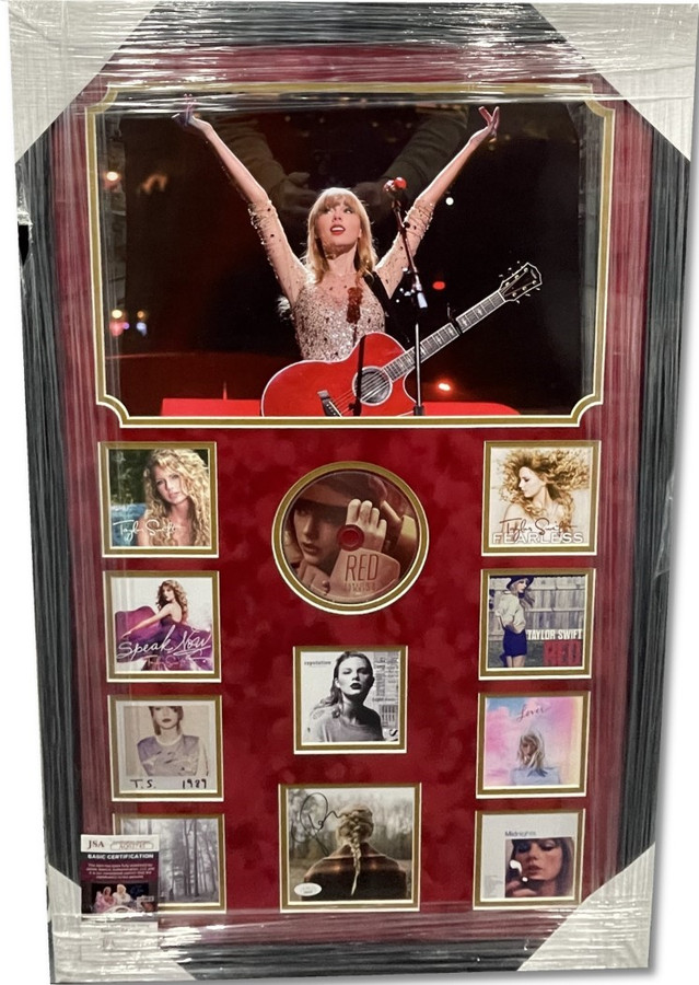 Taylor Swift Signed Autographed CD Cover Willow Gold Rush Custom