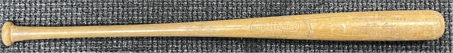 Willie Davis Game Used Baseball Bat Betty Chatwood Dodger Mom Collection