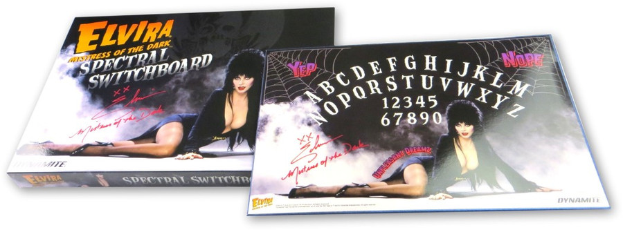 Elvira Signed Autographed Ouija Board and Box Mistress of the Dark 2 Autos JSA