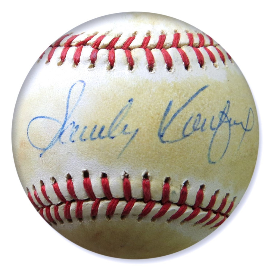 Sandy Koufax Don Drysdale Signed Autographed NL Baseball Dodgers JSA XX29223