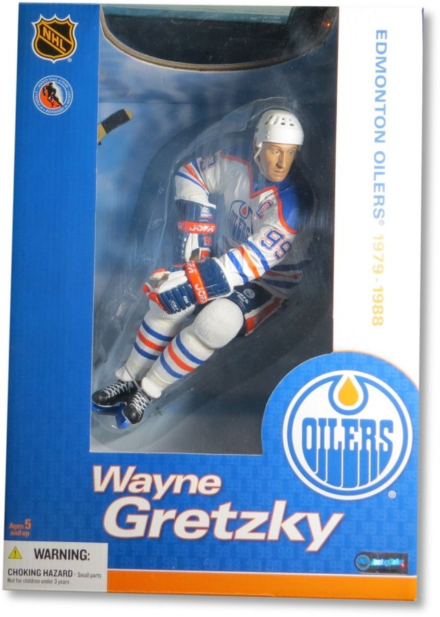 Wayne Gretzky McFarlane Legends 12" Figure Edmonton Oilers White Jersey
