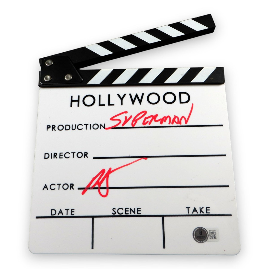 Peter Safran Signed Autographed Movie Clapper Superman Producer BAS BP13644