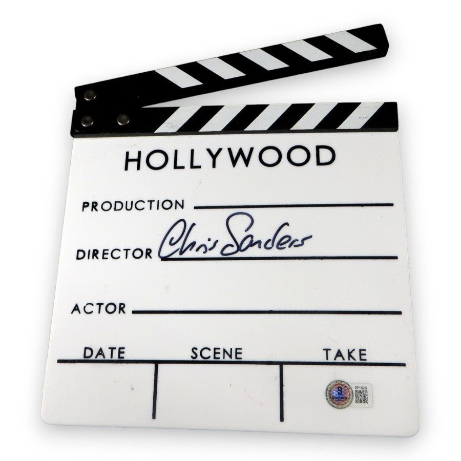 Chris Sanders Signed Autographed Movie Clapper Lilo & Stitch BAS BP13669