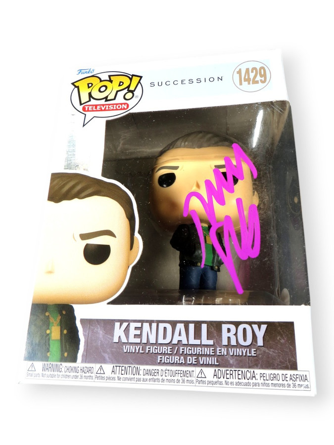 Jeremy Strong Signed Autographed Funko POP! Figure Succession Kendall Roy JSA