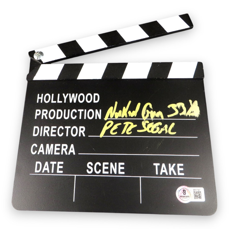 Pete Segal Signed Autographed Movie Clapper "The Naked Gun 33 1/3" BAS BR37947