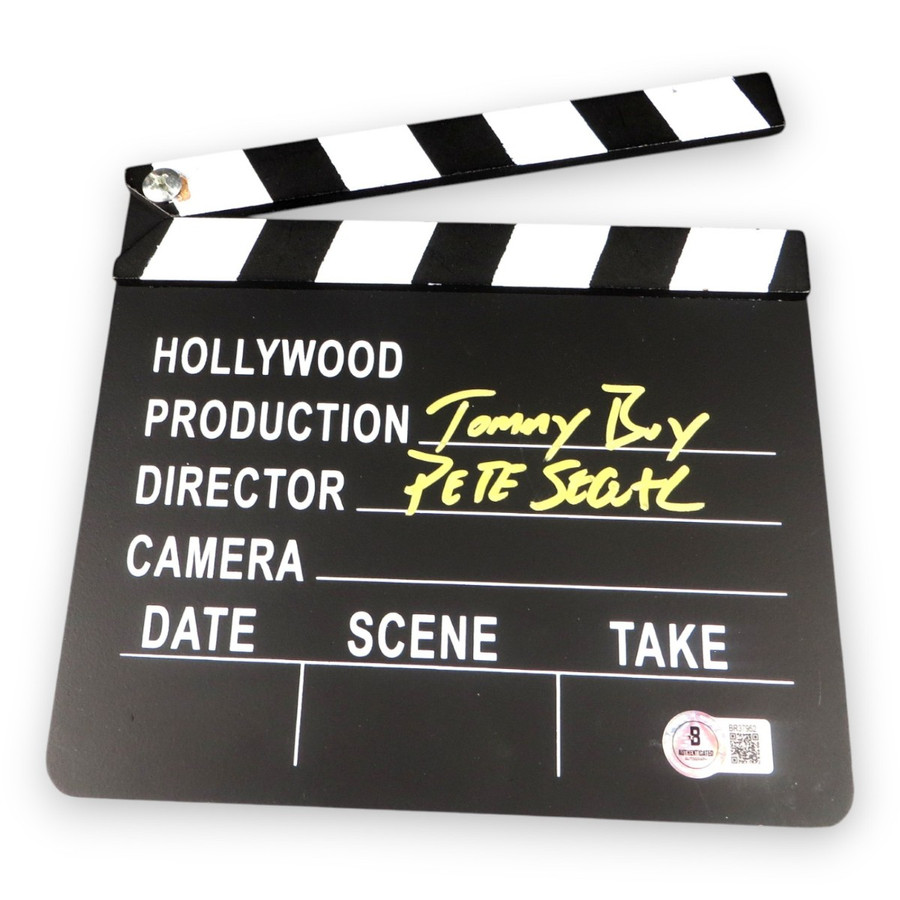 Pete Segal Signed Autographed Movie Clapper Tommy Boy Director BAS BR37952