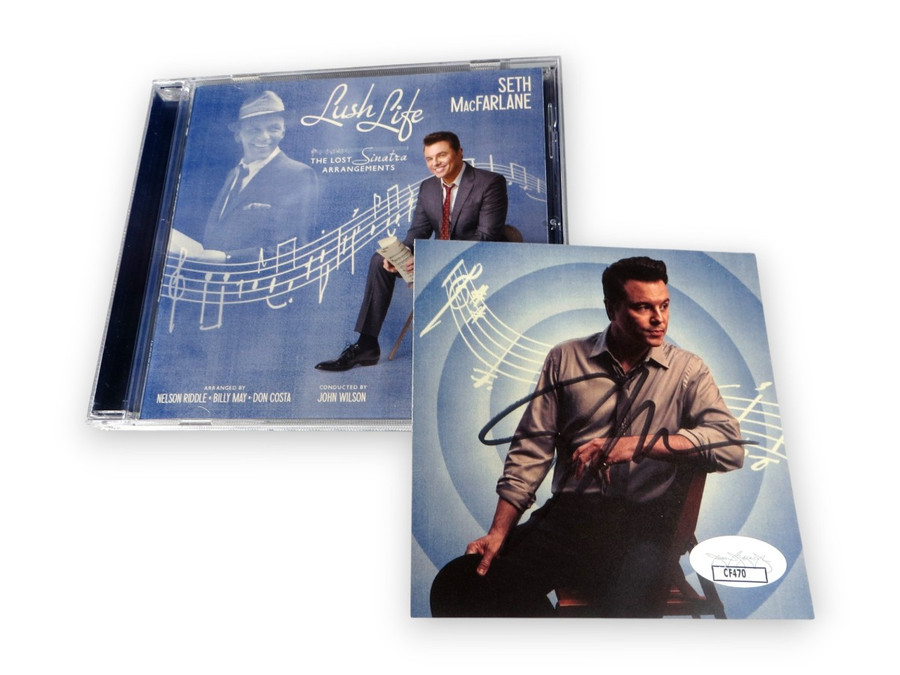 Seth MacFarlane Signed Autographed CD Insert Lush Life Sinatra Arrangements JSA