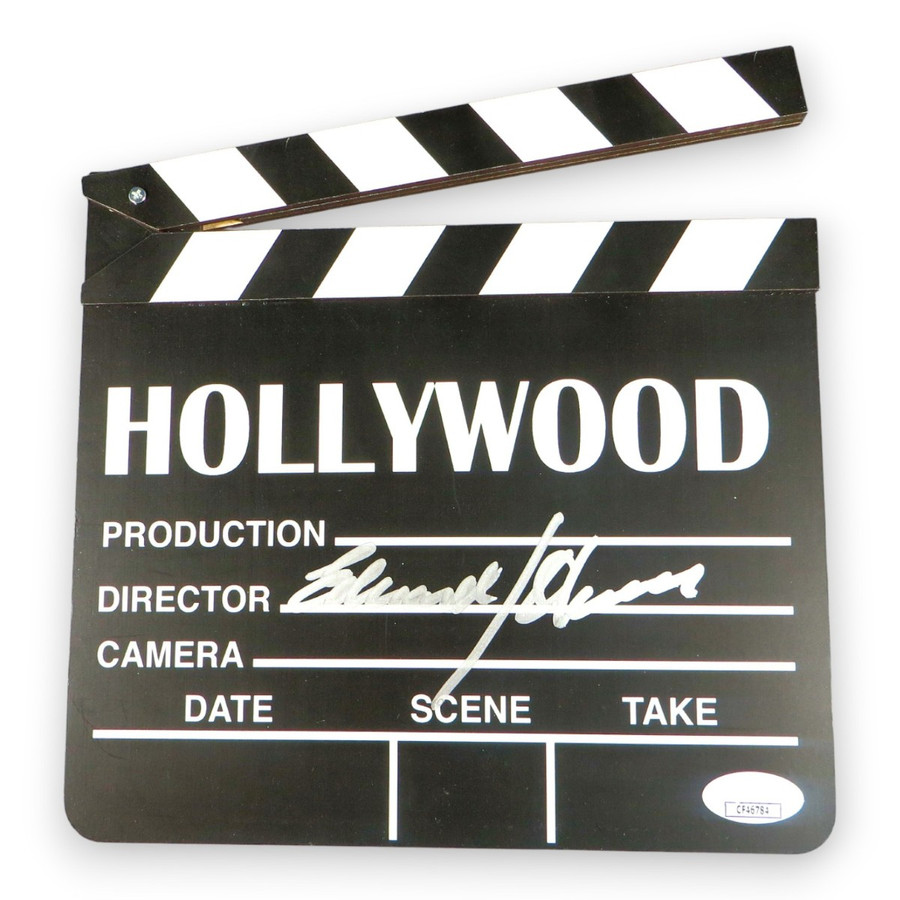 Edward James Olmos Signed Autograph Movie Clapper Stand and Deliver JSA CF46784