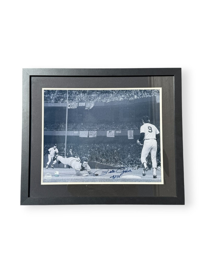 Pete Rose Signed Autographed 16x20 Photo "A256" Reds Framed GAI GP73917