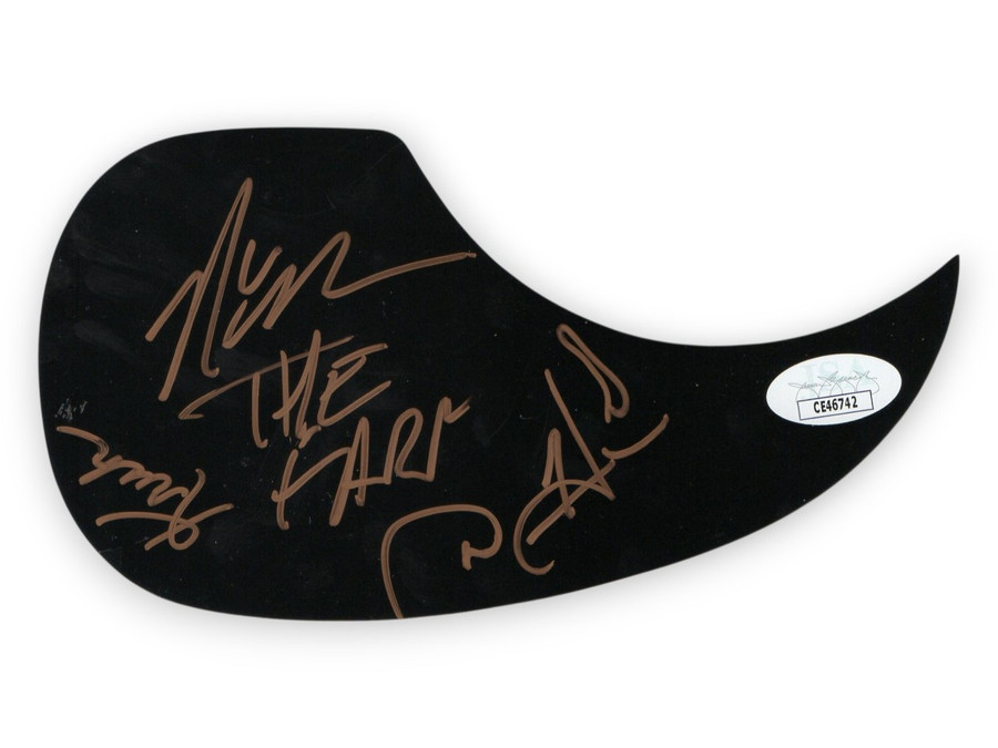 The Farm Band Signed Autograph Guitar Pickguard Hoffman Horne Marie JSA CE46742
