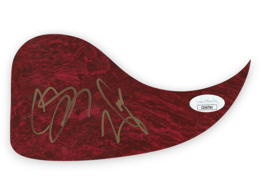 Zach & Colton Swon Signed Autographed Guitar Pickguard Swon Brothers JSA CE46764