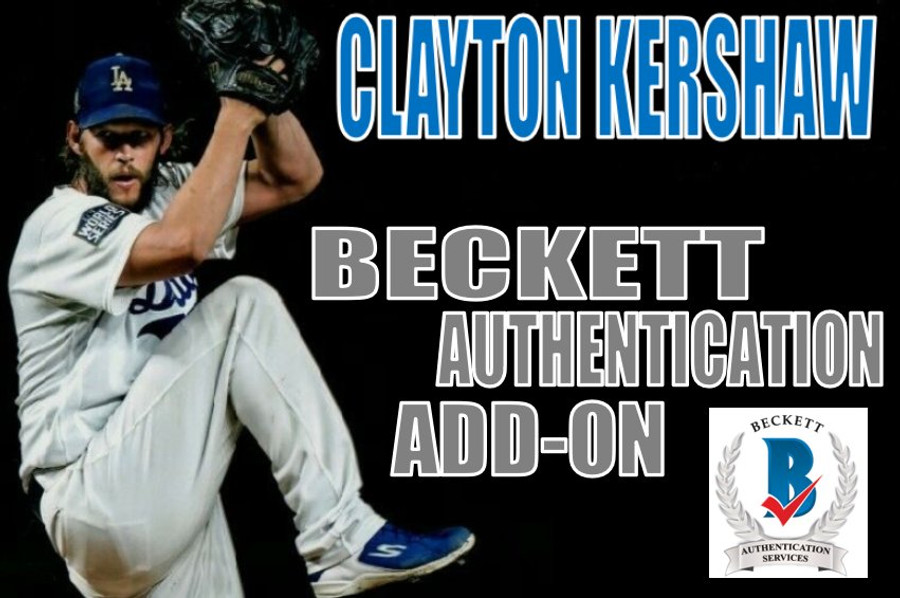 2025 Kershaw Mail-In Signing - X-Add-on - Beckett Authentication
