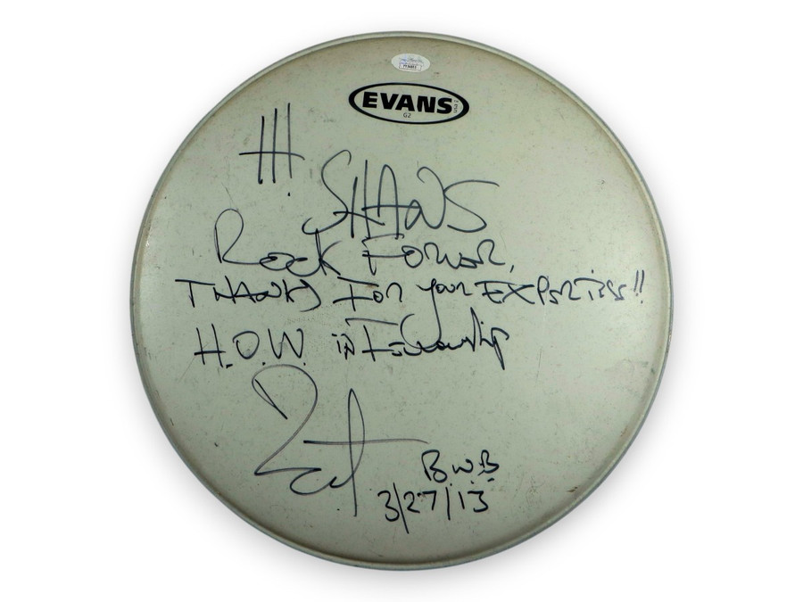 Bill Ward Signed Autographed 13" Drumhead Black Sabbath Drummer 2013 JSA YY54865