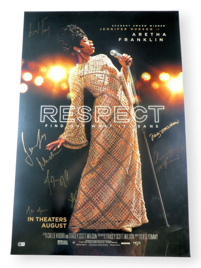 Respect Cast Signed Autographed 27X40 Poster Hudson Wayans McDonald +4 BAS LOA