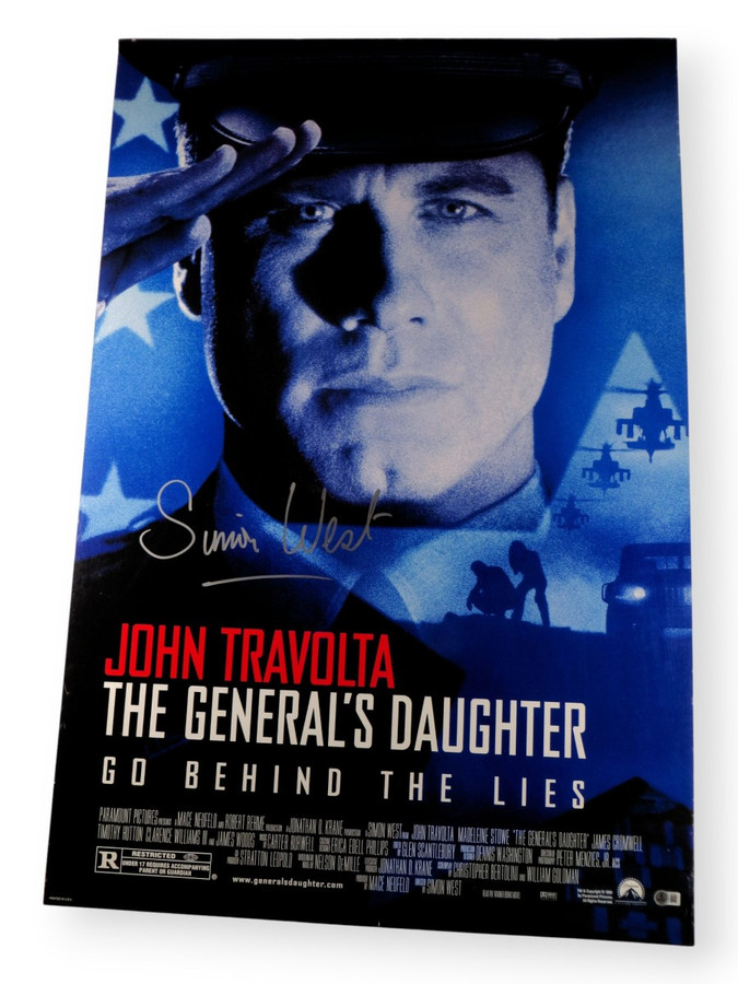 Simon West Signed Autographed 27X40 Poster The General's Daughter BAS BS75463