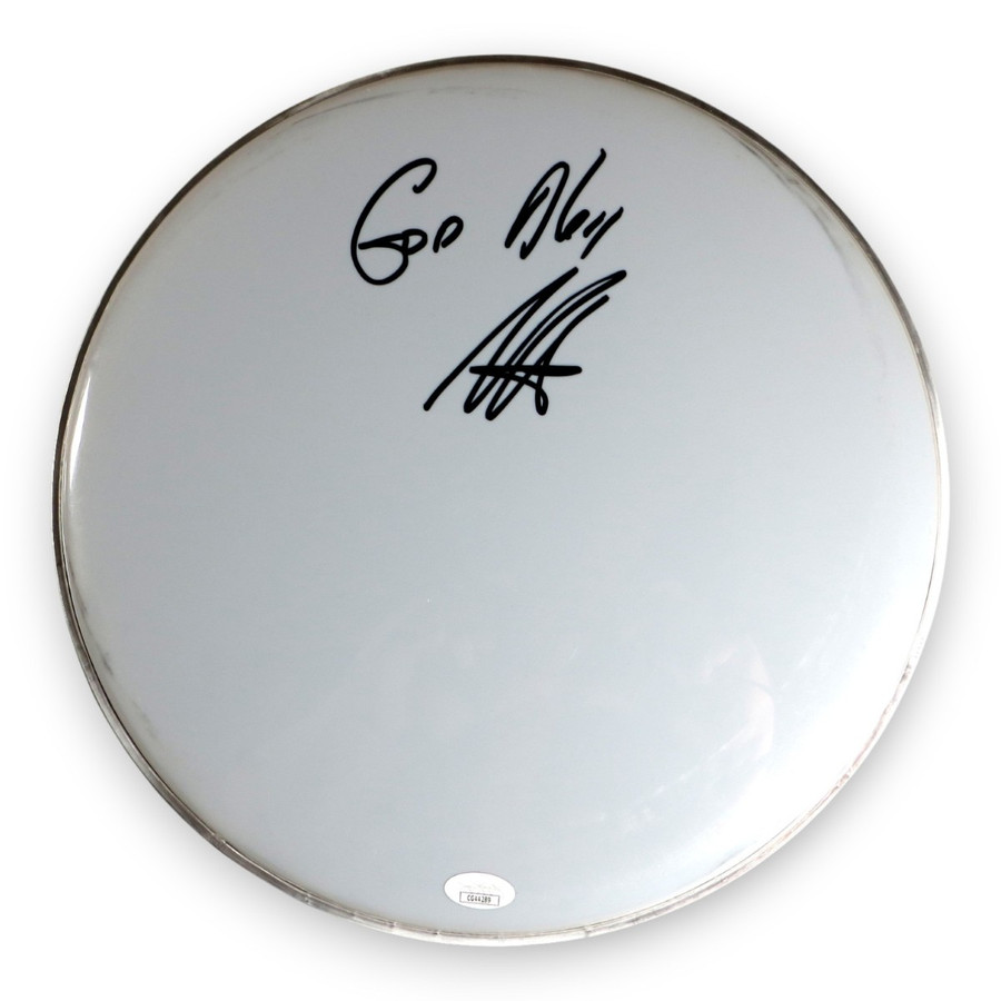 Gregg Bissonette Signed Autographed 13" Drumhead David Lee Roth ELO JSA CG44289