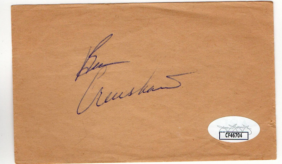 Ben Crenshaw Signed Autographed Cut Signature PGA Golf Legend JSA CF46704