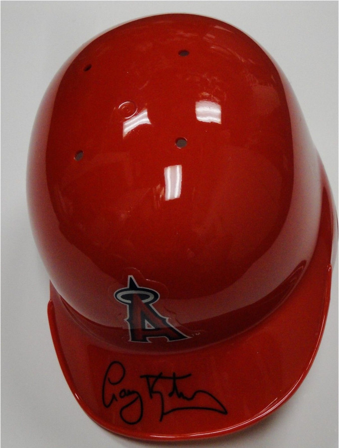 Casey Kotchman Hand Signed Autographed Anaheim Angels Mini Helmet With COA