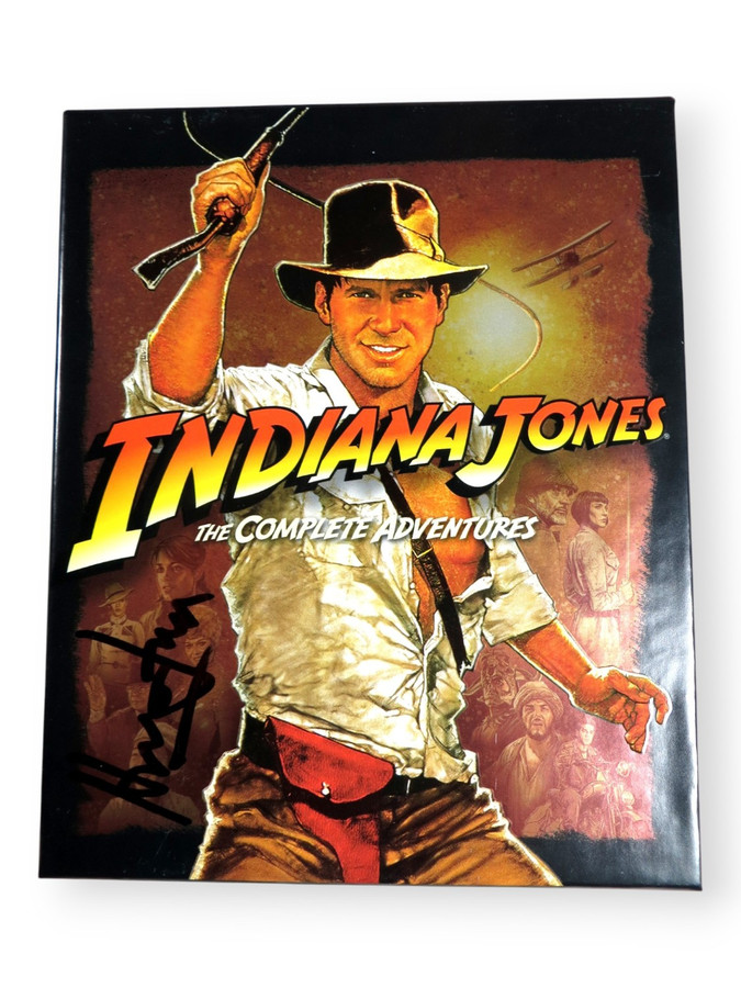 Harrison Ford Signed Autographed Blu-ray DVD Cover Indiana Jones BAS AE50831