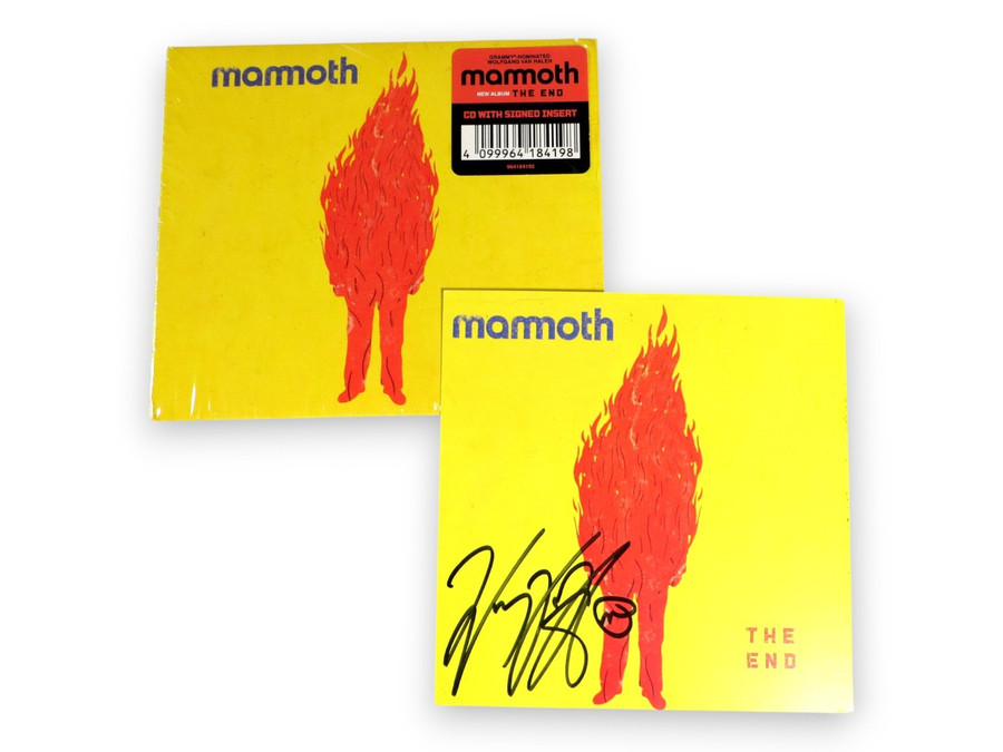 Wolfgang Van Halen Signed Autographed CD Insert Mammoth The End JSA