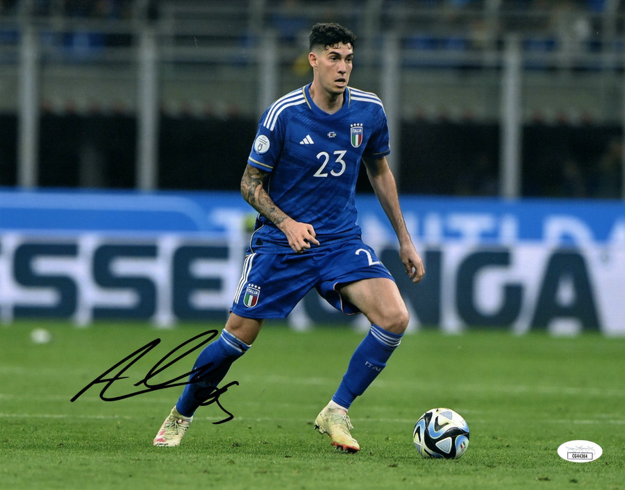 Alessandro Bastoni Signed Autograph 11X14 Photo Italy National Team JSA CG44364
