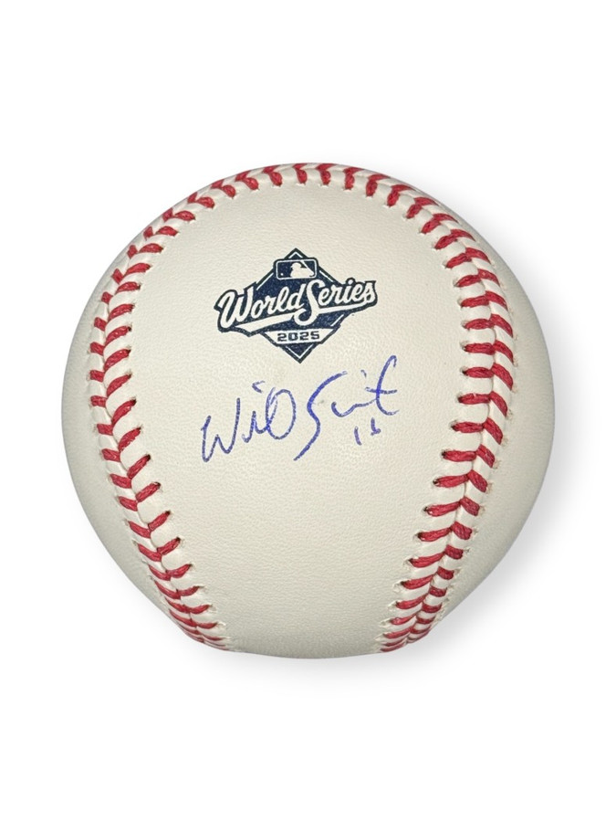 Will Smith Signed Autographed 2025 World Series Baseball Dodgers Fanatics