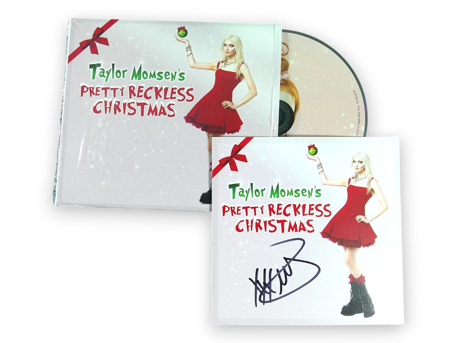 Taylor Momsen Signed Autographed CD Booklet Pretty Reckless Christmas BAS