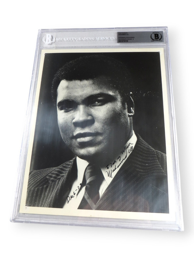 Muhammad Ali Signed Autographed 8X10 Photo Boxing Legend Encased 1979 BAS 166