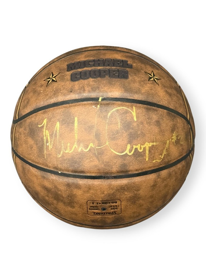Michael Cooper Signed Autographed Custom Legends Basketball Lakers PSA U08000
