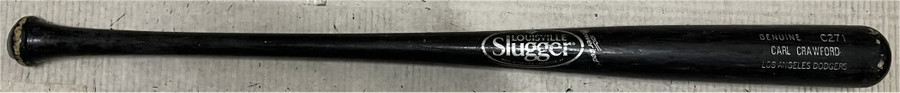Carl Crawford Team Issued Baseball Bat Louisville Slugger Genuine Dodgers G