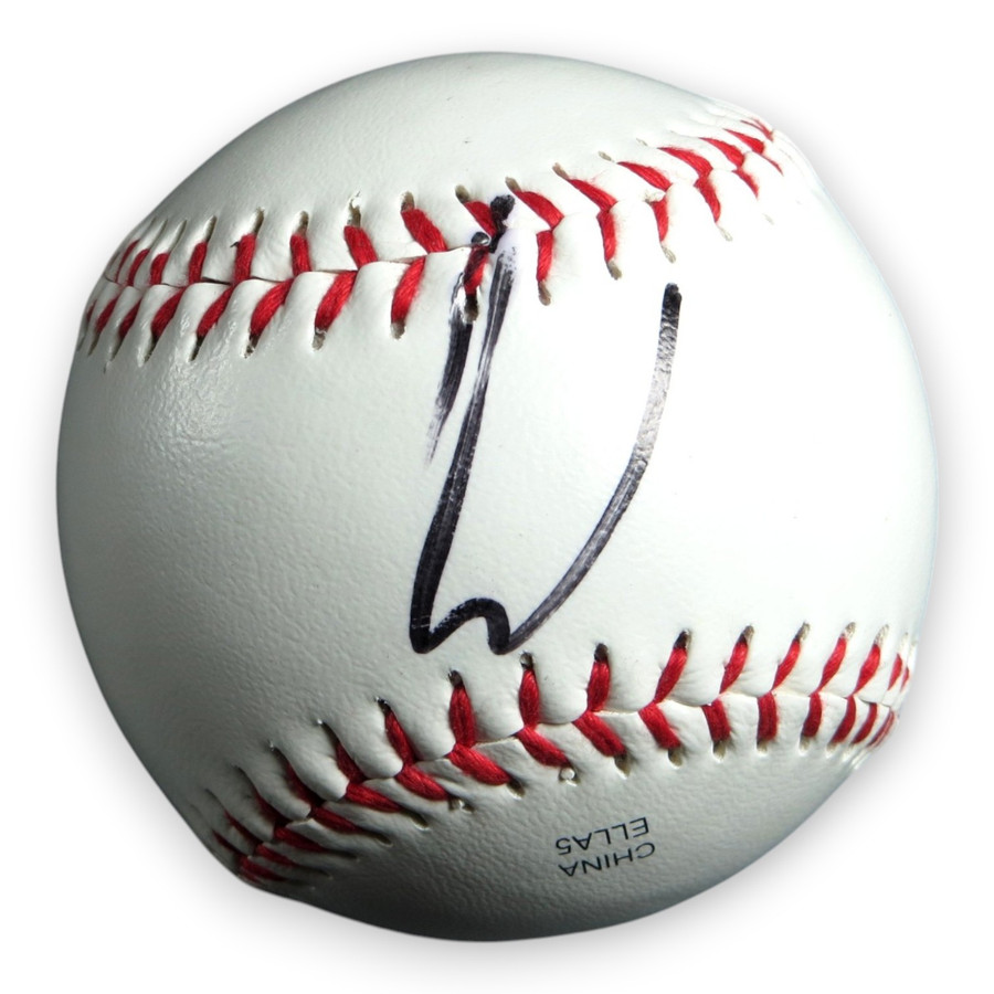 Glen Powell Signed Autographed Baseball Top Gun Maverick Running Man JSA CK94976