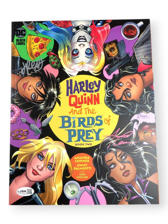 Amanda Conner Jimmy Palmiotti Signed Auto Comic Book Harley Quinn JSA CK94726