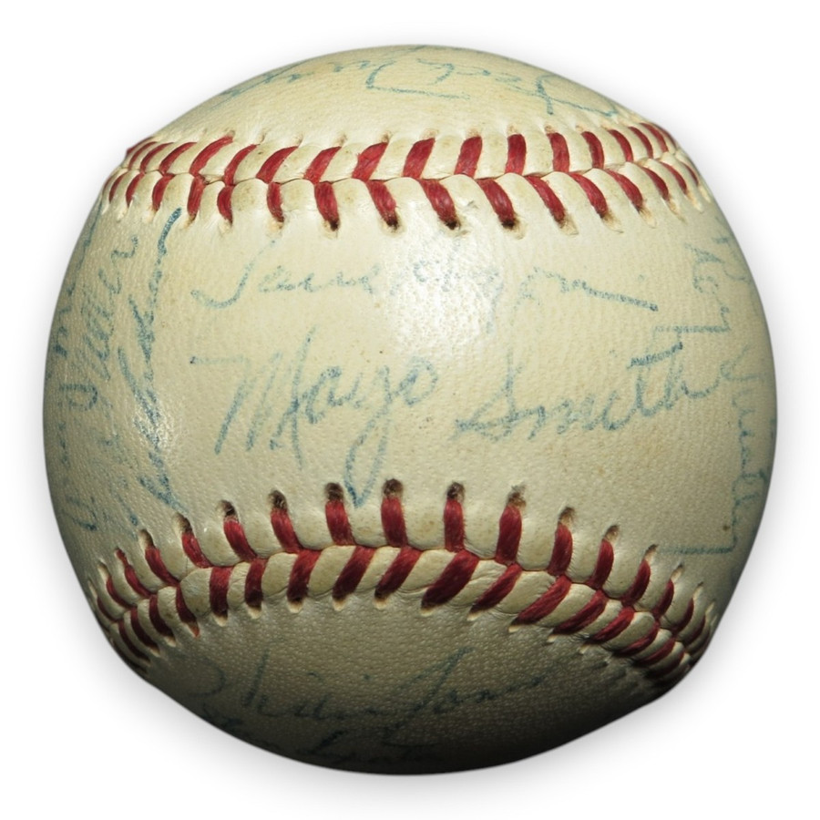 1956 Philadelphia Phillies Signed Autograph Baseball 28 Sigs Ashburn Roberts LOA