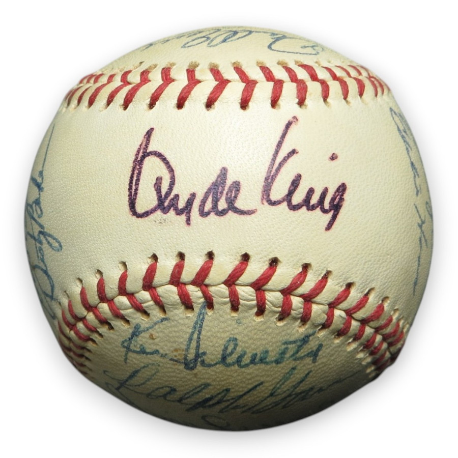 1975 Atlanta Braves Signed Autographed Baseball 28 Sigs Niekro Baker Evans LOA