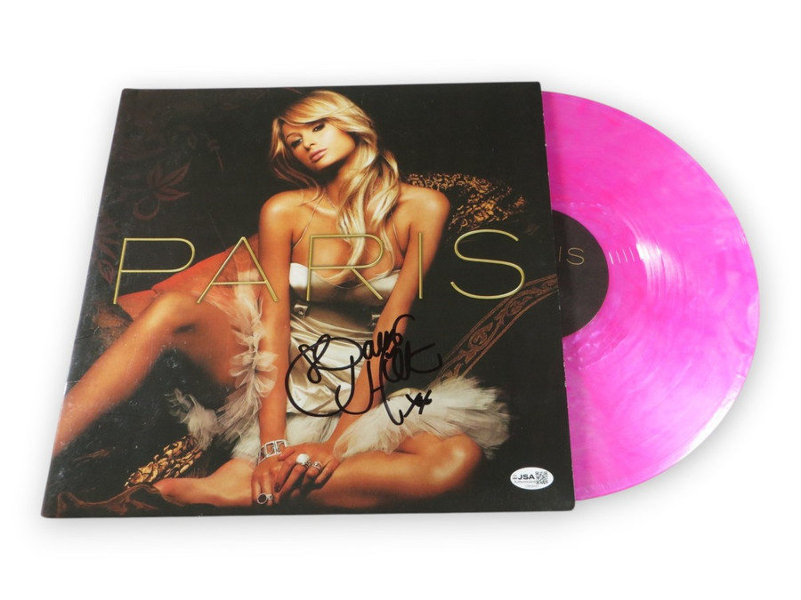 Paris Hilton Signed Autographed Record Album Cover Debut JSA CM68491