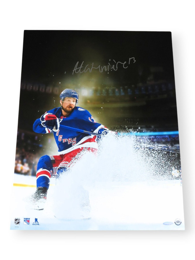 Alexis Lafreniere Signed Autographed 16X20 Photo "Frosted Over" Rangers UDA