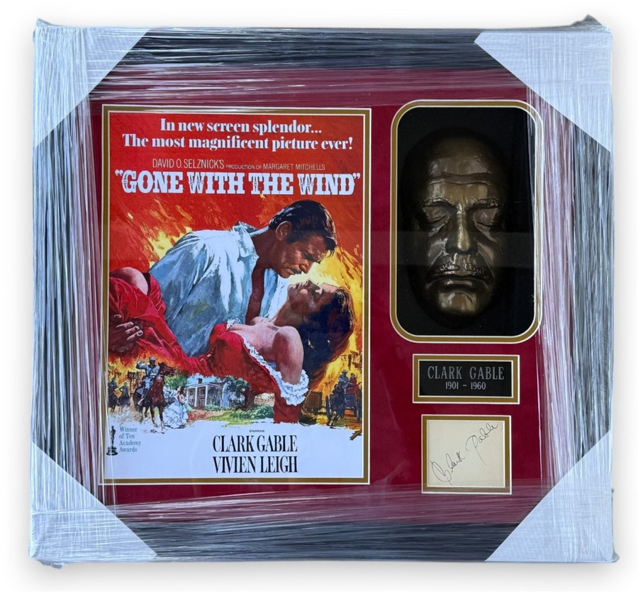 Clark Gable Signed Autographed Cut Gone With The Wind Framed PSA AQ05816