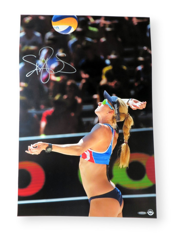 Kerri Walsh Jennings Signed Autographed 16X24 Photo "Best on the Beach" UDA