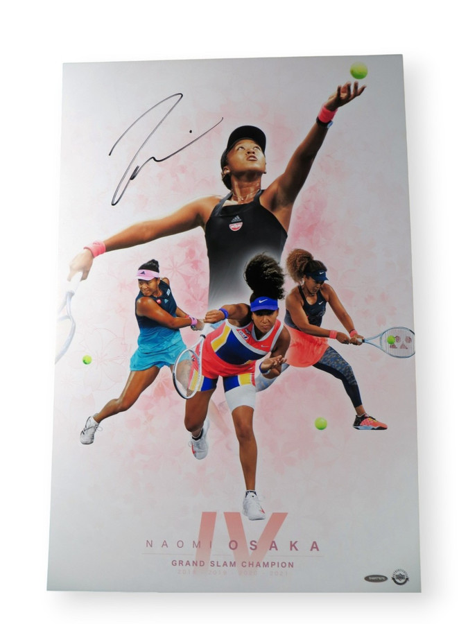 Naomi Osaka Signed Autographed 16X24 Photo "Bloom Effect" Collage UDA