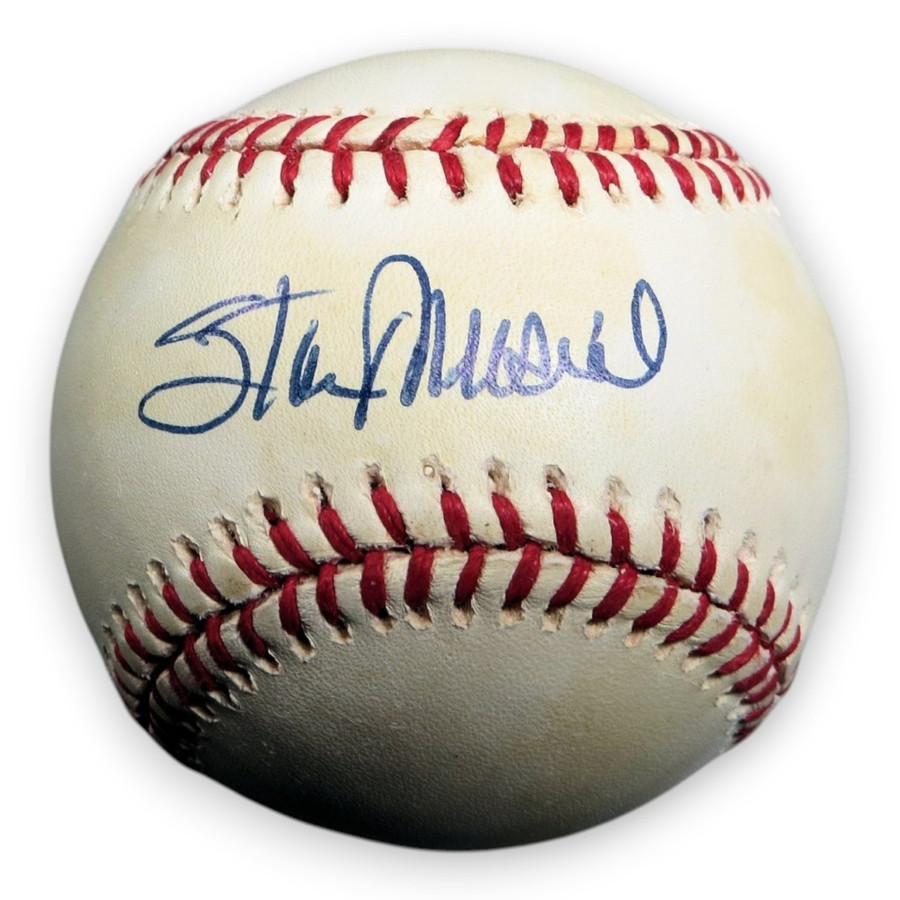 Stan Musial Signed Autographed NL Baseball Cardinals HOF Legend BAS BW76856