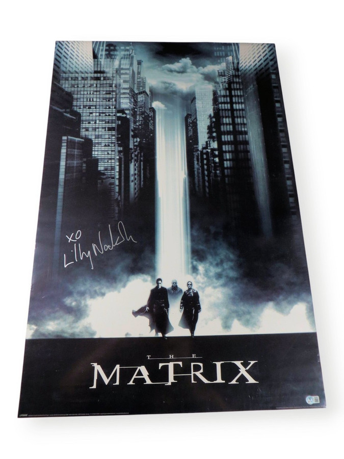 Lilly Wachowski Signed Autographed 24X36 Poster The Matrix Director BAS BW89634