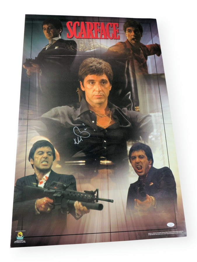 Al Pacino Signed Autographed 24X36 Poster Scarface Collage JSA ZZ48238