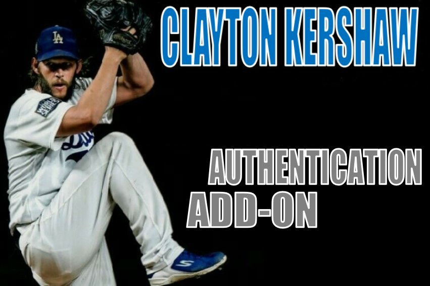 V - 2026 Kershaw Fall Mail-In Signing - Add-on - Authentication