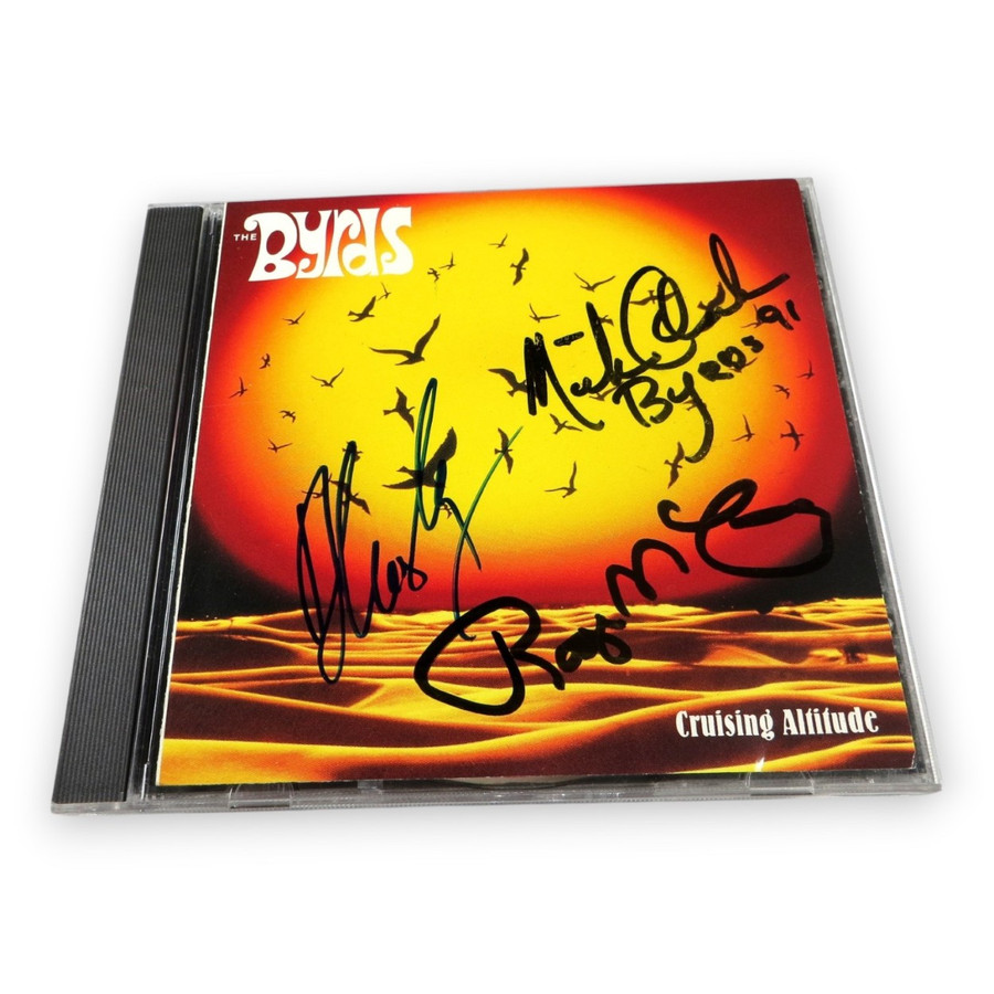 The Byrds Signed Autographed CD Booklet David Crosby McGuinn Clarke BAS AE63963