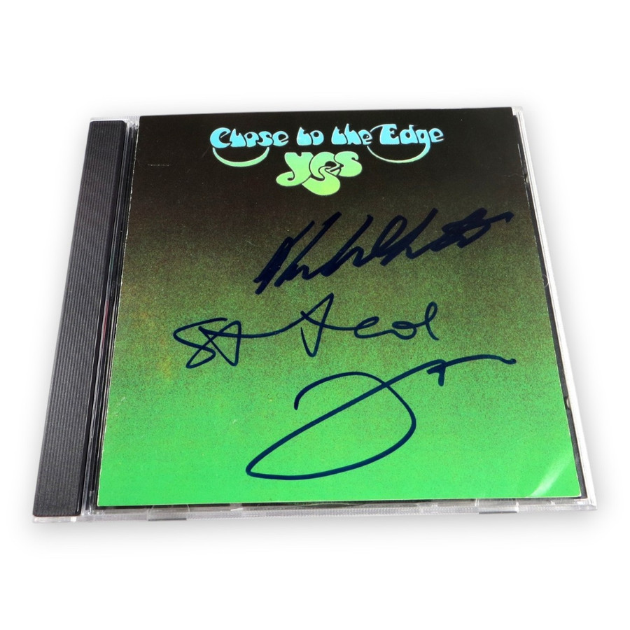 Yes Band Signed Autographed CD Booklet Anderson Howe White BAS AE63962