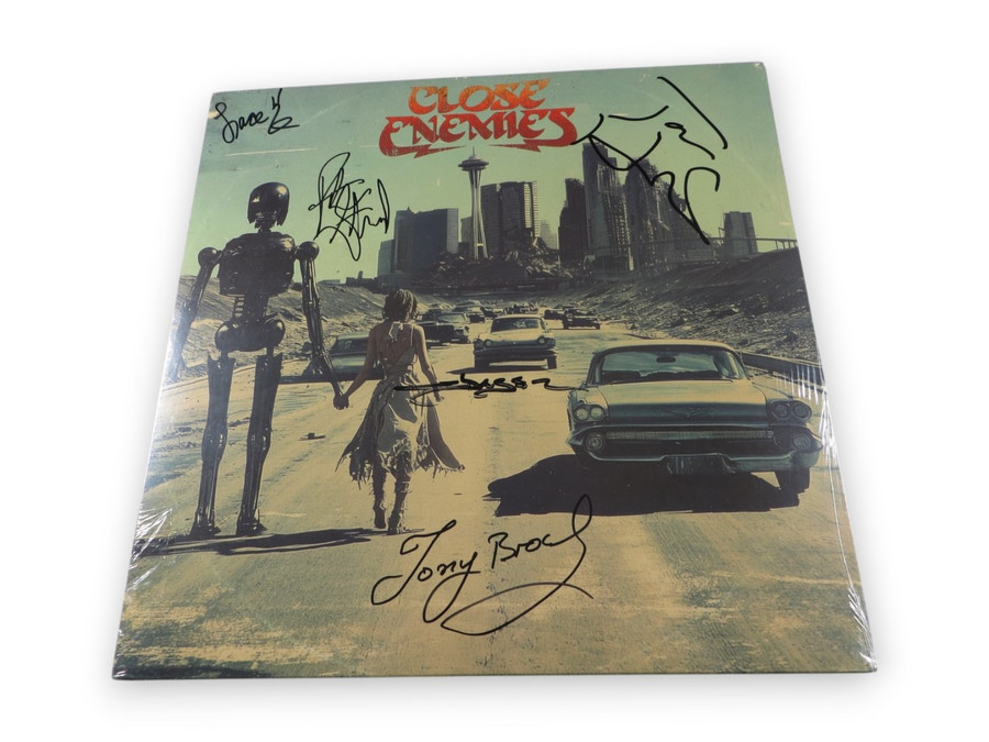 Close Enemies Signed Autograph Record Album Hamilton Brock Hamton +2 BAS AE63966