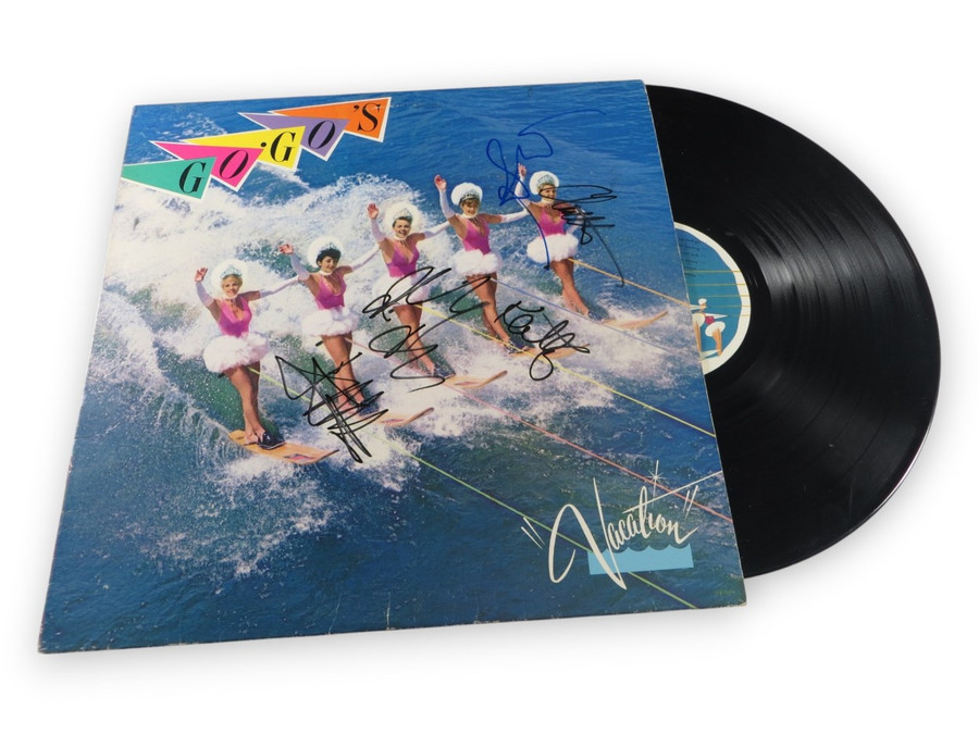 The Go Go's Signed Autograph Record Album Carlisle Wiedlin Shock +2 BAS AE63984