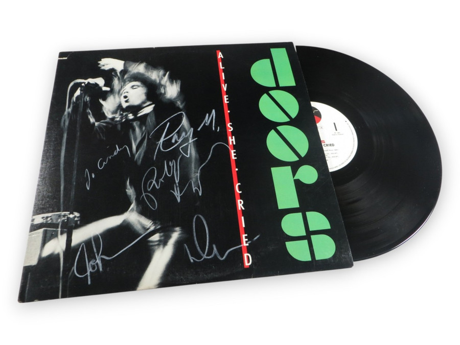 The Doors Signed Autographed Record Album Manzarek Krieger Densmore BAS AE63992