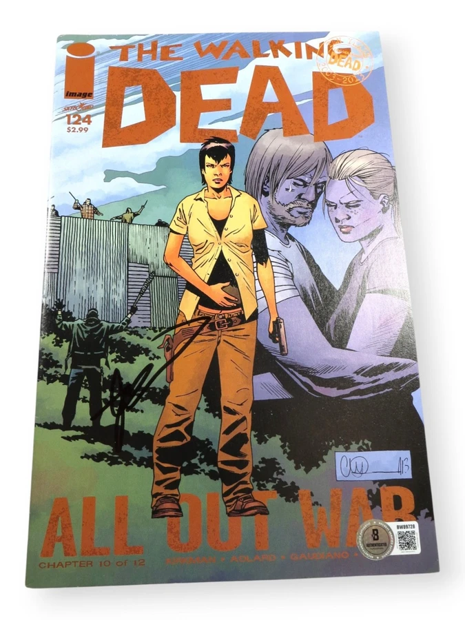 Robert Kirkman Signed Autographed Comic Book The Walking Dead 124 BAS BW89728
