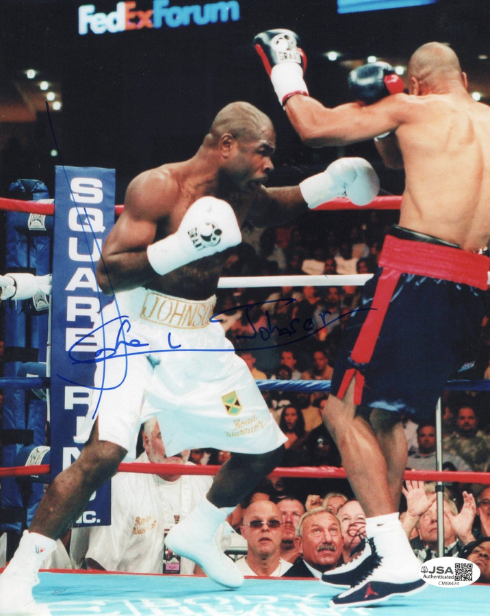 Glen Johnson Signed Autographed 8X10 Photo Boxer Action Shot JSA CM68474